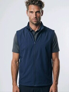 EP Pro Men's Waterproof Navy Golf Vest